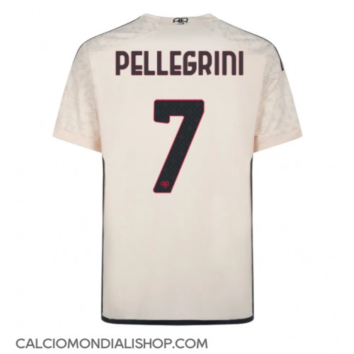 Maglie da calcio AS Roma Lorenzo Pellegrini #7 Seconda Maglia 2023-24 Manica Corta